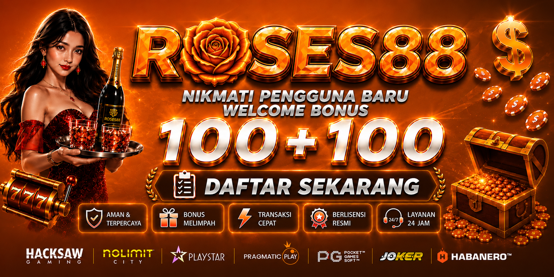 SLOT  – WELCOME BONUS 100% 